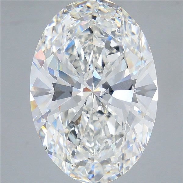 17.09ct F VVS2 Rare Carat Ideal Cut Oval Lab Grown Diamond