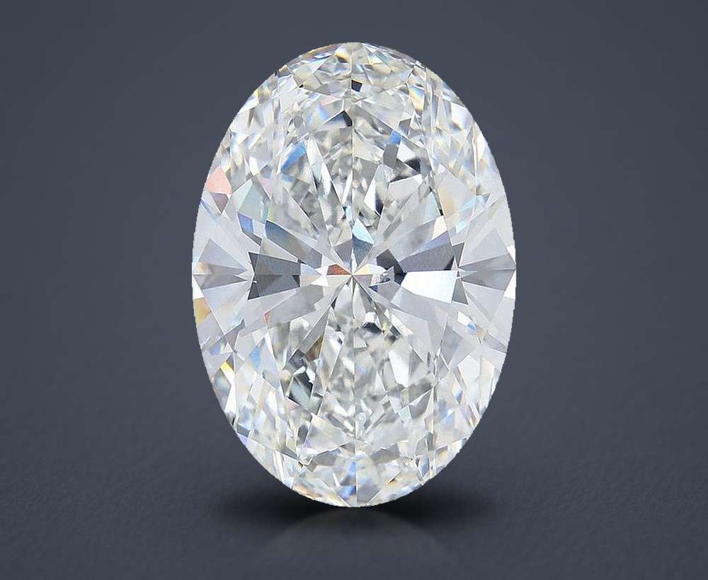 17.09ct F VVS2 Rare Carat Ideal Cut Oval Lab Grown Diamond