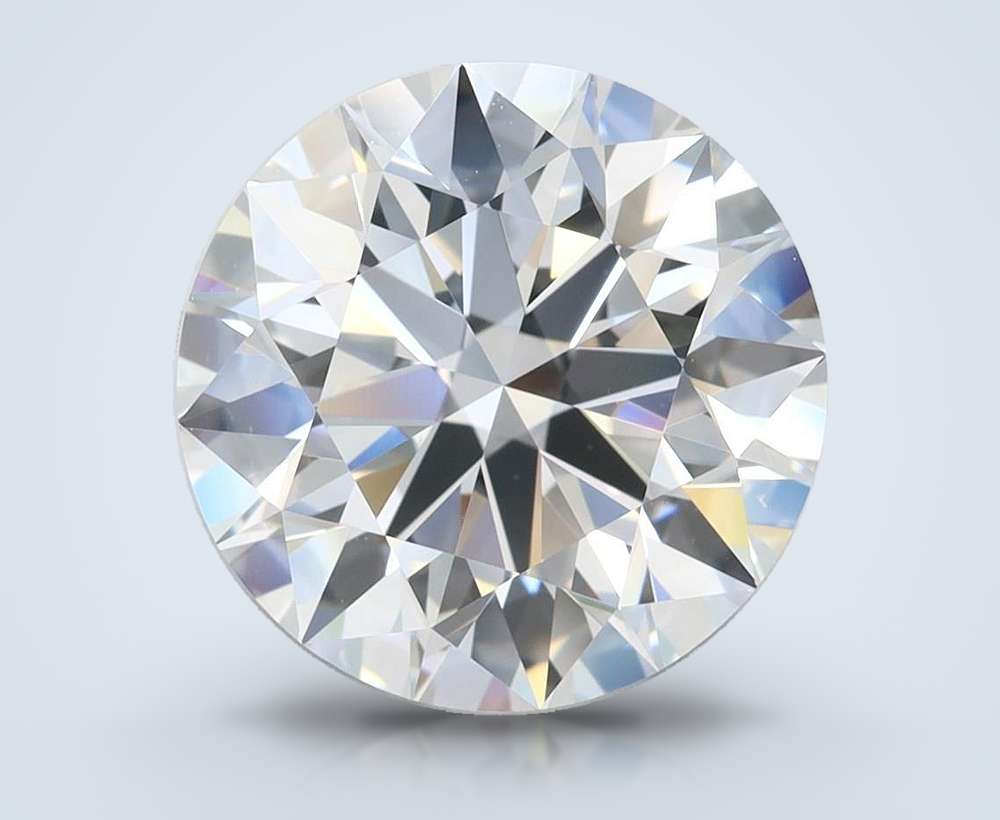 4.38ct D VVS1 Rare Carat Ideal Cut Round Lab Grown Diamond
