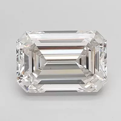 5.01ct G VS2 Rare Carat Ideal Cut Emerald Lab Grown Diamond