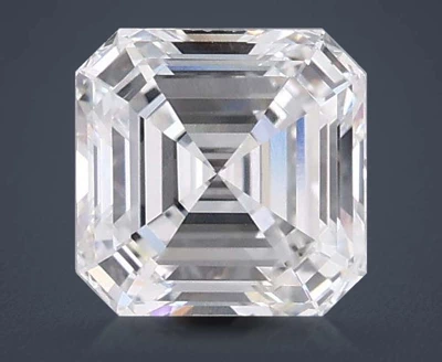 1.34ct D VVS2 Rare Carat Ideal Cut Asscher Lab Grown Diamond