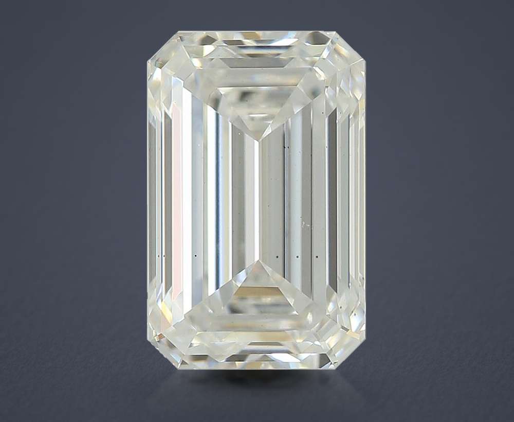 2.59ct E VS2 Rare Carat Ideal Cut Emerald Lab Grown Diamond