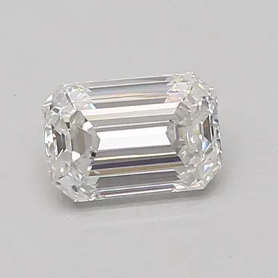 0.77ct E VVS2 Very Good Cut Emerald Lab Grown Diamond