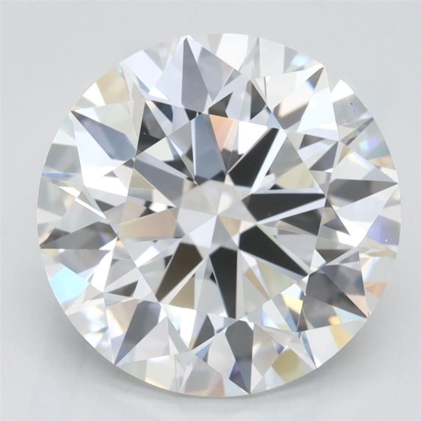 3.40ct D IF Rare Carat Ideal Cut Round Lab Grown Diamond