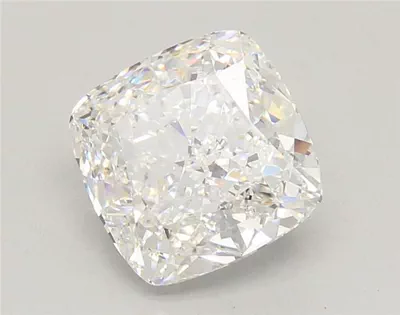 5.07ct E VVS2 Rare Carat Ideal Cut Cushion Lab Grown Diamond