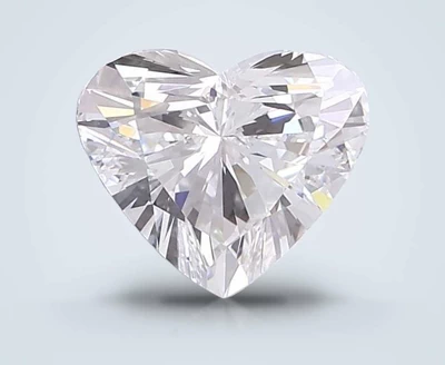 1.99ct E VVS2 Rare Carat Ideal Cut Heart Lab Grown Diamond