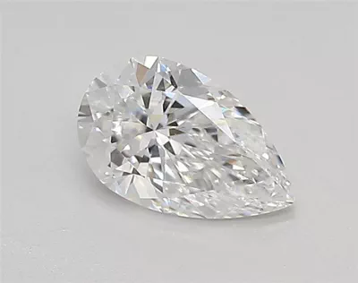 0.64ct D VVS2 Rare Carat Ideal Cut Pear Lab Grown Diamond