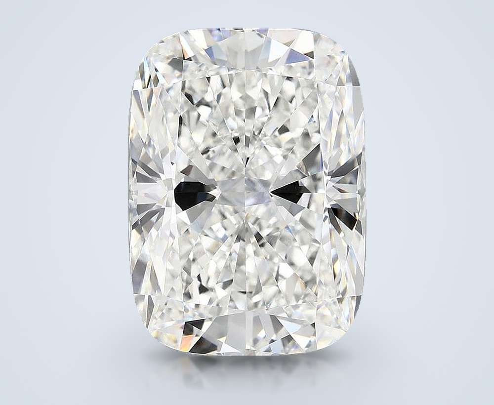 9.92ct F VVS2 Rare Carat Ideal Cut Cushion Lab Grown Diamond