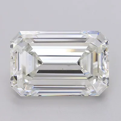 10.02ct G VVS2 Rare Carat Ideal Cut Emerald Lab Grown Diamond