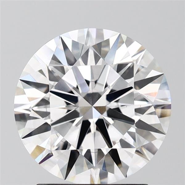 2.06ct E SI1 Rare Carat Ideal Cut Round Lab Grown Diamond