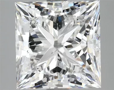 5.04ct E VS2 Rare Carat Ideal Cut Princess Lab Grown Diamond