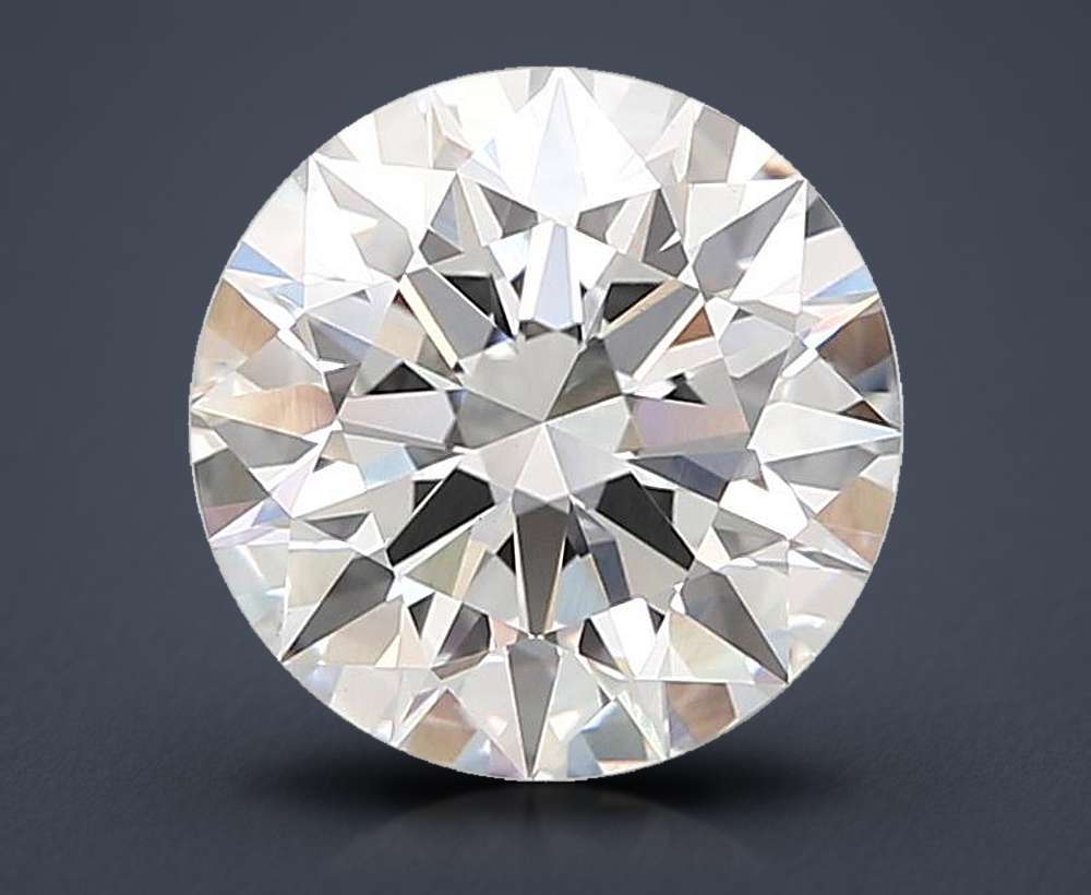 4.03ct E VVS2 Rare Carat Ideal Cut Round Lab Grown Diamond