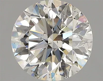 2.50ct I SI2 Rare Carat Ideal Cut Round Diamond