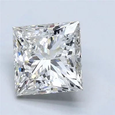 2.51ct H VS2 Rare Carat Ideal Cut Princess Lab Grown Diamond