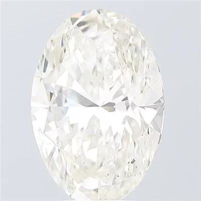 5.04ct I SI1 Rare Carat Ideal Cut Oval Diamond
