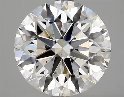 2.70ct D SI1 Rare Carat Ideal Cut Round Diamond