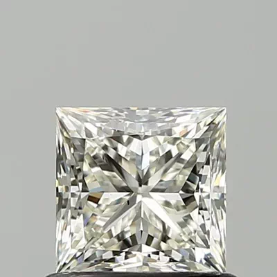 0.72ct K VS2 Rare Carat Ideal Cut Princess Diamond