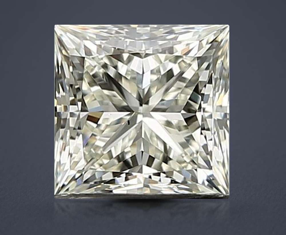 0.72ct K VS2 Rare Carat Ideal Cut Princess Diamond