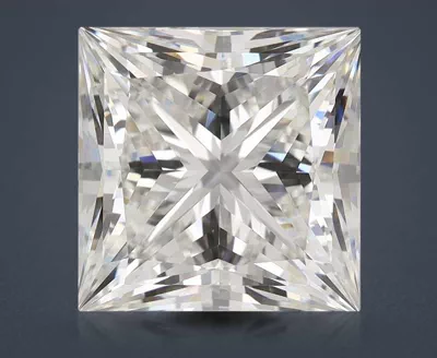 7.70ct H VS1 Rare Carat Ideal Cut Princess Lab Grown Diamond