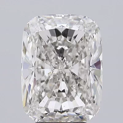 5.04ct H VS2 Very Good Cut Cushion Lab Grown Diamond