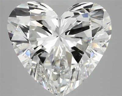 5.10ct F VS1 Rare Carat Ideal Cut Heart Lab Grown Diamond