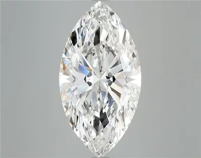 7.04ct F VS1 Rare Carat Ideal Cut Marquise Lab Grown Diamond