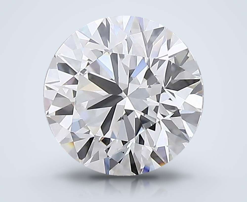 1.24ct F VS2 Rare Carat Ideal Cut Round Lab Grown Diamond