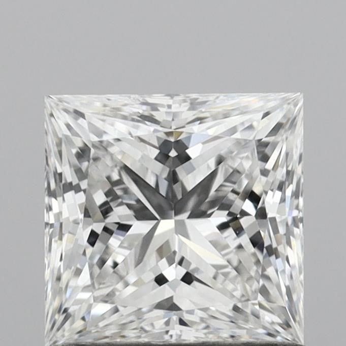 0.90ct E VS2 Rare Carat Ideal Cut Princess Lab Grown Diamond