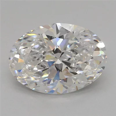 1.05ct D VVS2 Rare Carat Ideal Cut Oval Lab Grown Diamond
