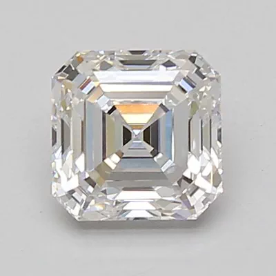 1.30ct D VS1 Rare Carat Ideal Cut Asscher Lab Grown Diamond