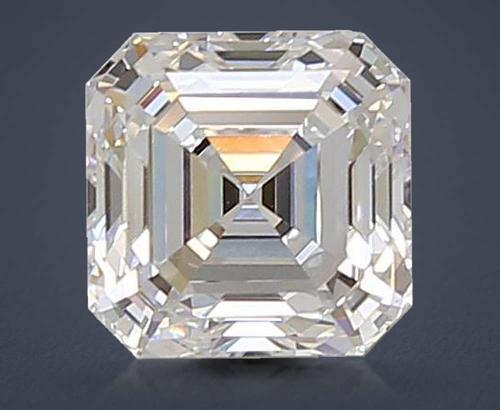 1.30ct D VS1 Rare Carat Ideal Cut Asscher Lab Grown Diamond