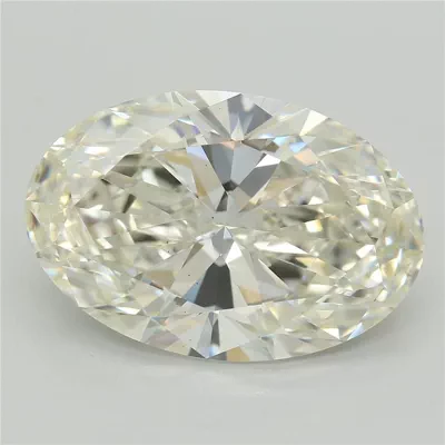 7.72ct J VS2 Rare Carat Ideal Cut Oval Lab Grown Diamond