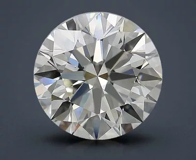 4.01ct K VS2 Rare Carat Ideal Cut Round Diamond