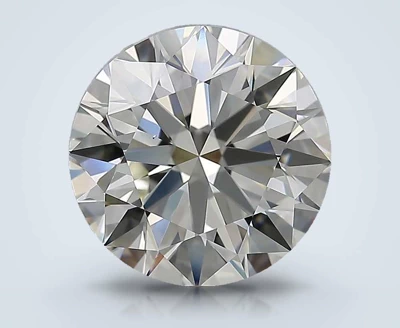4.01ct K VS2 Rare Carat Ideal Cut Round Diamond