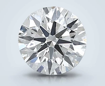 1.58ct G SI1 Rare Carat Ideal Cut Round Lab Grown Diamond