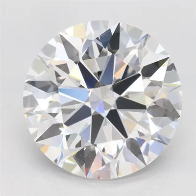 3.14ct D VVS1 Rare Carat Ideal Cut Round Lab Grown Diamond