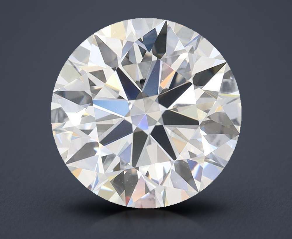 3.14ct D VVS1 Rare Carat Ideal Cut Round Lab Grown Diamond
