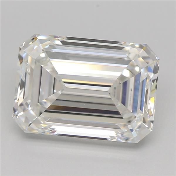 2.48ct E VVS2 Rare Carat Ideal Cut Emerald Lab Grown Diamond