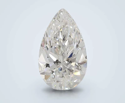 4.07ct E VVS2 Rare Carat Ideal Cut Pear Lab Grown Diamond