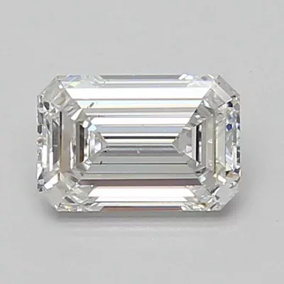 1.01ct E SI1 Rare Carat Ideal Cut Emerald Lab Grown Diamond