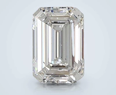 1.01ct E SI1 Rare Carat Ideal Cut Emerald Lab Grown Diamond