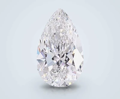 3.25ct E VS1 Rare Carat Ideal Cut Pear Lab Grown Diamond