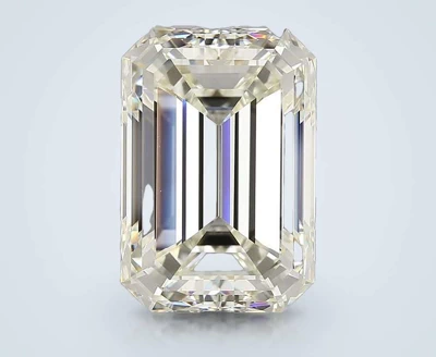 10.05ct J VVS2 Rare Carat Ideal Cut Emerald Diamond