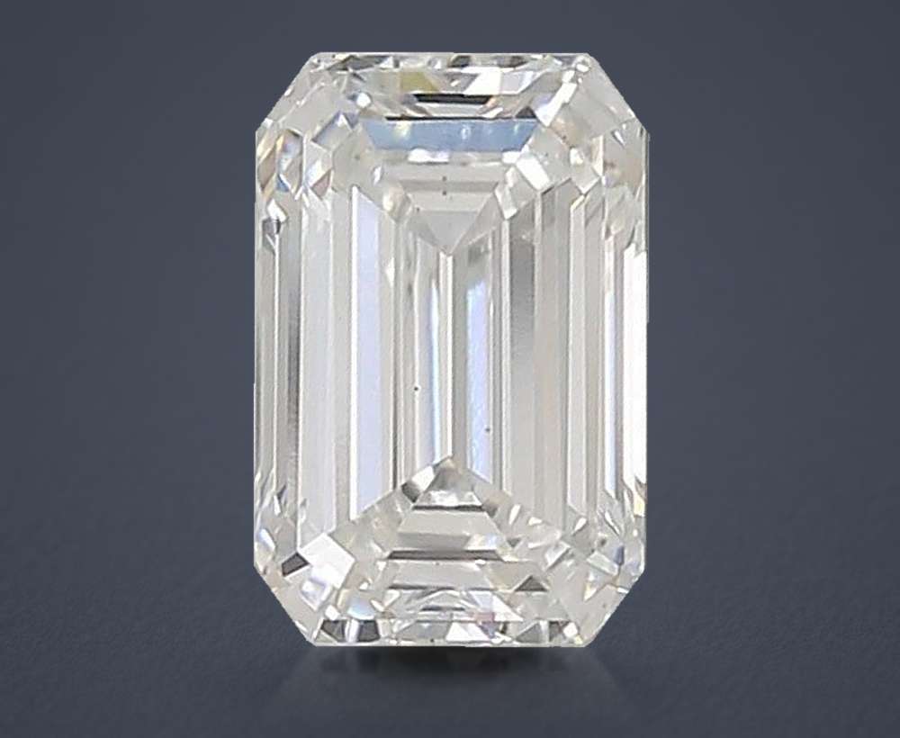 1.53ct E VS1 Rare Carat Ideal Cut Emerald Lab Grown Diamond
