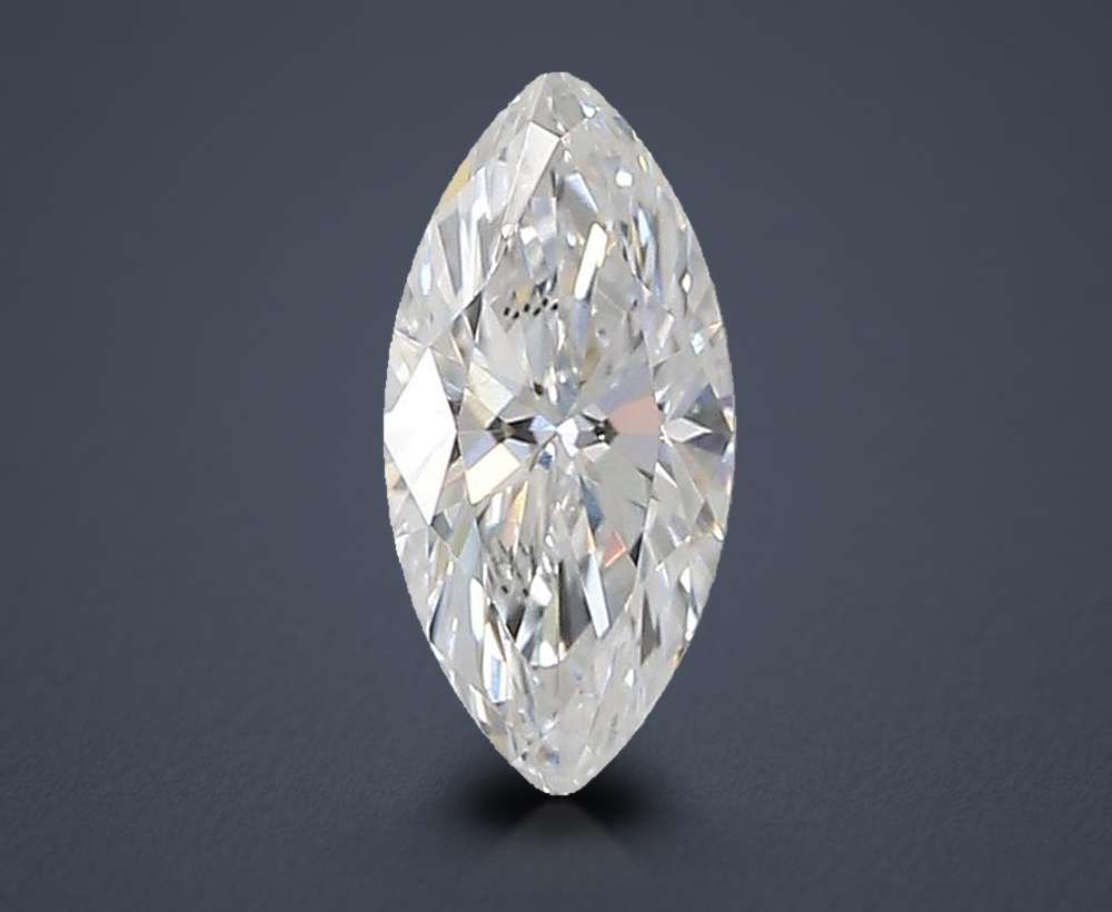 0.68ct D VVS2 Rare Carat Ideal Cut Marquise Lab Grown Diamond
