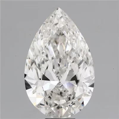 12.03ct H VS2 Rare Carat Ideal Cut Pear Lab Grown Diamond
