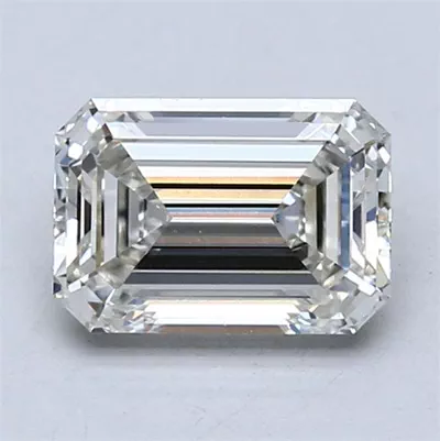 1.55ct H VVS2 Rare Carat Ideal Cut Emerald Lab Grown Diamond