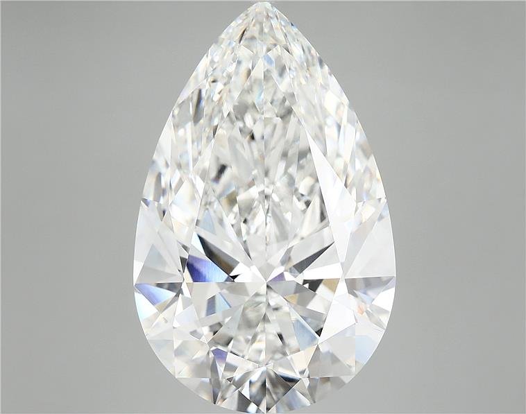 11.45ct E VVS2 Rare Carat Ideal Cut Pear Lab Grown Diamond