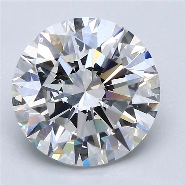 3.00ct F VS1 Rare Carat Ideal Cut Round Diamond