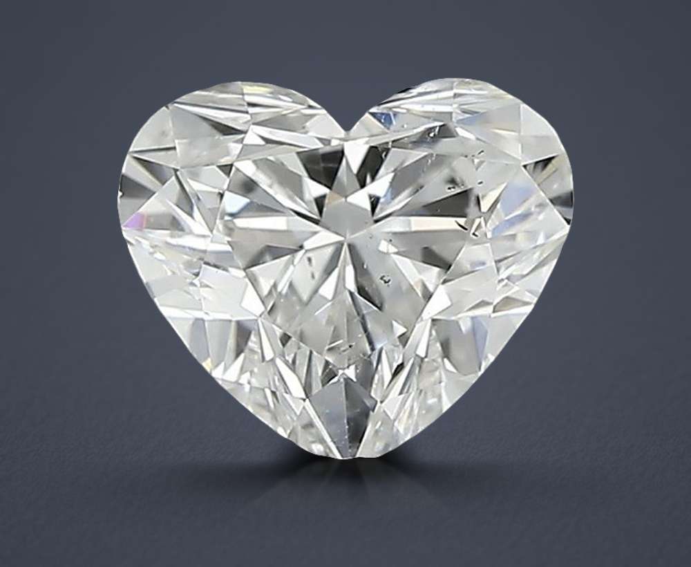 0.60ct F SI2 Rare Carat Ideal Cut Heart Diamond